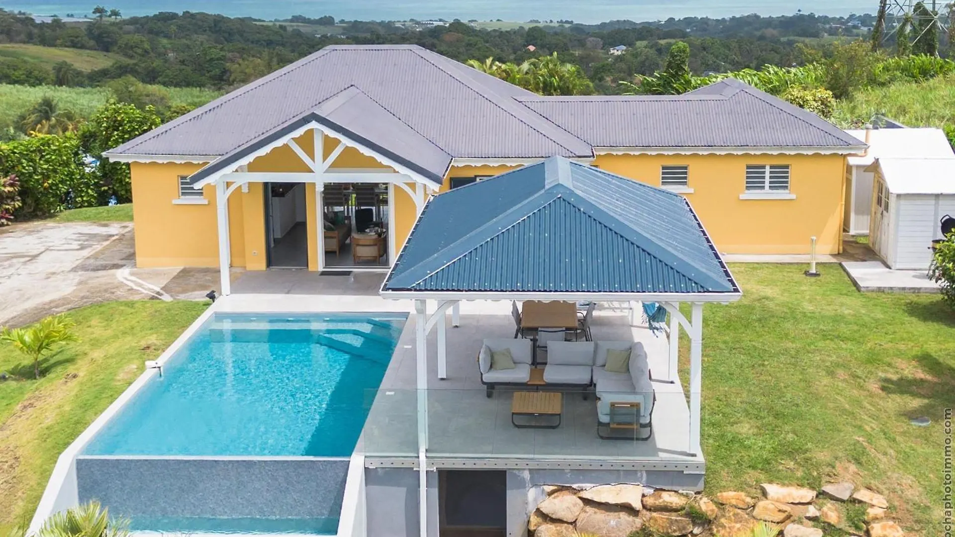 Villa Songe Caribeen, Piscine Privee Vue Mer, Proche Plages Sainte-Rose Guadeloupe